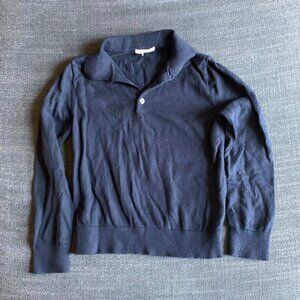 Crewcuts cotton/cashmere collared sweater, boys 6-7 (small)